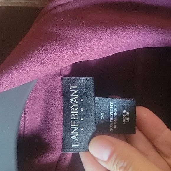 Lane Bryant Burgandy Jacket - Picture 2 of 4